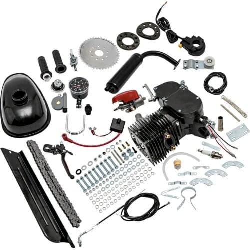 Bicycle Engine Motorized Bike Petrol Gas Air Cooling Motor Kit 2-Stroke 100cc