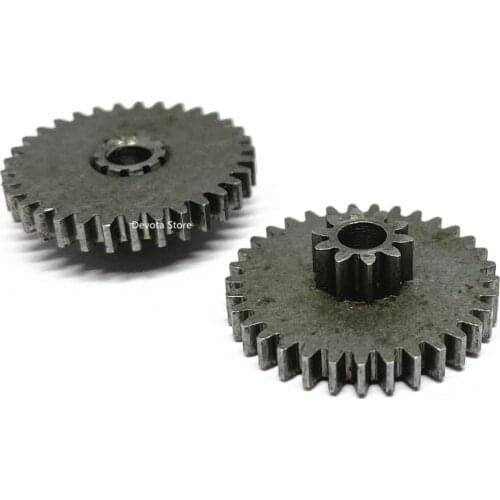 Double gear 10T-33T 4mm HOLE 0.7M Reduction variable Duplex gear A11