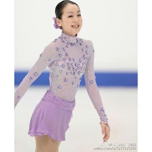 Custom Girls Figure Skating Dresses Graceful New Brand Ice Skating Dress