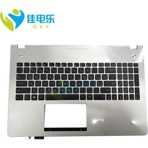 N56 Laptop Keyboard for Asus n56v n56vv n56vb n56vz N56JR n56vm Arab AR backlit Palmrest Top case 90R-N9J1K1380U 90NB00K2-R31AR0
