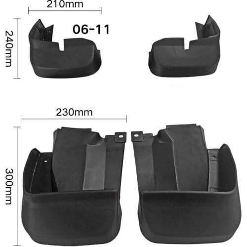 DNHFC Material ABS mudguard Car Accessories For Honda Civic 2006 2007 2008 2009 2010 2011 2012
