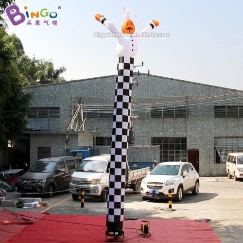 Personalized 20 feet air dancer chef inflatables / 6m sky dancer chef cheap air dancer inflatable toy