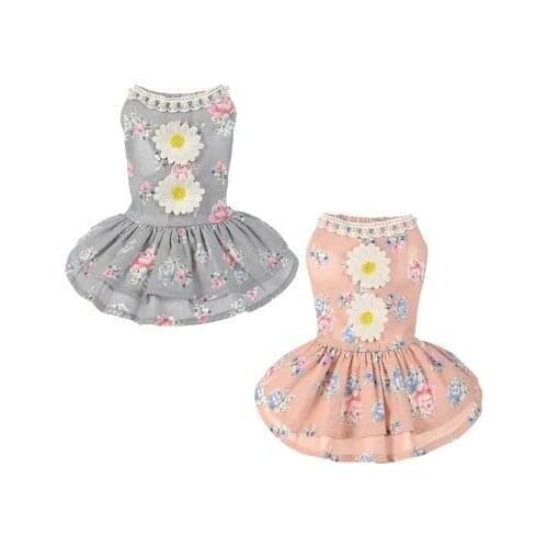 Cat and Dog clothes pet clothes Teddy puppy dog skirt VIP than bear small puppies cat princess skirt spring and summer