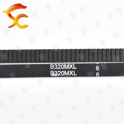 High Quality MXL Timing belt B320 MXL Width 6mm Teeth 320 Synchronous belt 3D printer closed loop mxl-B320