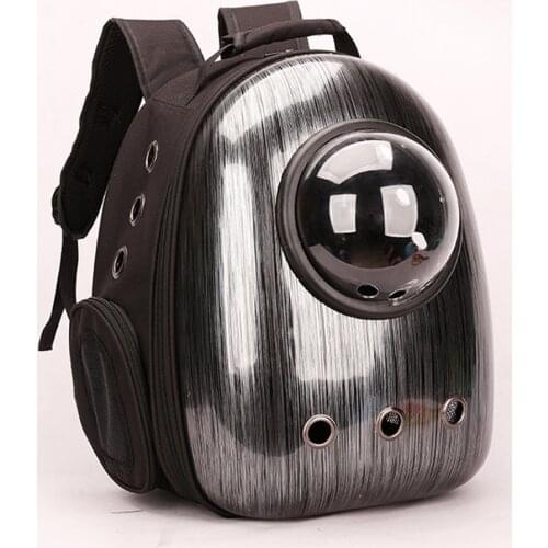 Cat Backpack Breathable Transport Travel Bag Space Capsule Portable Cat Dog Carrier Bag Breathable Pets Backpack