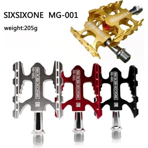 Sixsixone MG01 Pedal Mountain Bike Folding Bicycle Road Bike Pedal Ultra-Light Aluminum Alloy Peilin Pedal