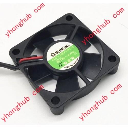 SUNON KDE1245PFB1-8 P/N:A33 DC 12V 0.8W 2-Wire 45x45x10mm Server Cooling Fan