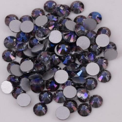High Quality ss3-30 Ghost Grey Glue On Flat Back Crystals / Non Hotfix Rhinestones