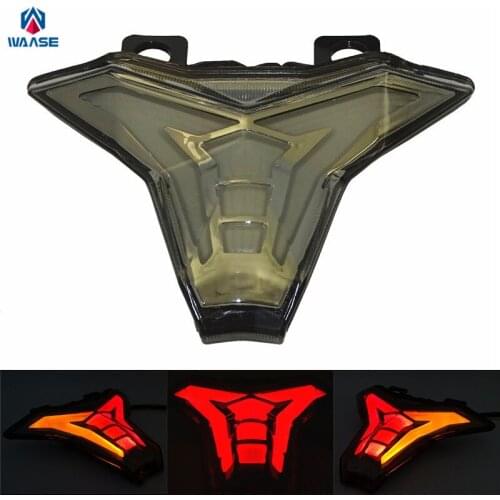 Waase For Kawasaki Z250 Z400 Ninja 250 400 2018 2019 2020 Rear Tail Light Brake Turn Signals Integrated Led Light