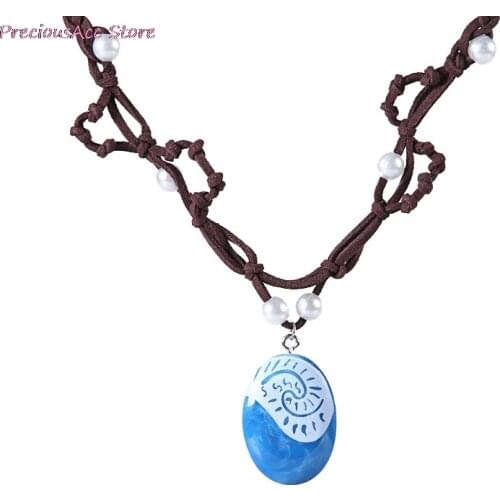 Girls Women Fashion Moana Necklace Cosplay Pendants Chain Jewelry Necklace
