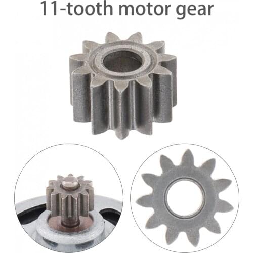 1 Mod 11 Teeth Replaceable Motor Gear Use for RS550 10.8V / 12V / 14.4V / 16.8V / 18V / 21V DC Motor