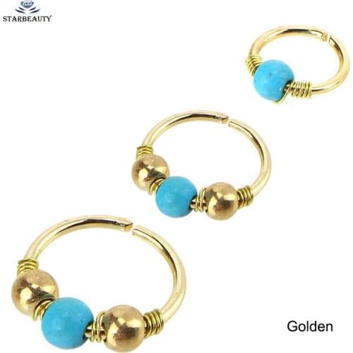 1pc 0.8x6/8/10mm 20G Fake Nose Ring Septum Bijoux Open Nose Piercing Labret Lip Helix Piercing Tragus Daith Earrings Jewelry