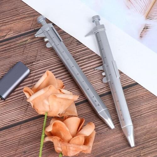 1pc Multifunction Caliper pen Ball-Point 0.5mm ballpoint pen Gel Ink Pen Vernier Caliper Roller Ball Pen Creativity Stationery
