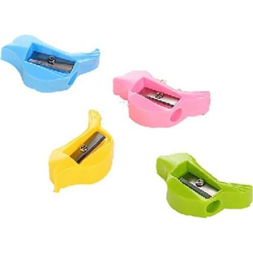 1pcs Cute Pencil Sharpener Manual Cutter Candy Color Cartoon Pen Sharpeners Students Stationery School Supplies Kids Rewards