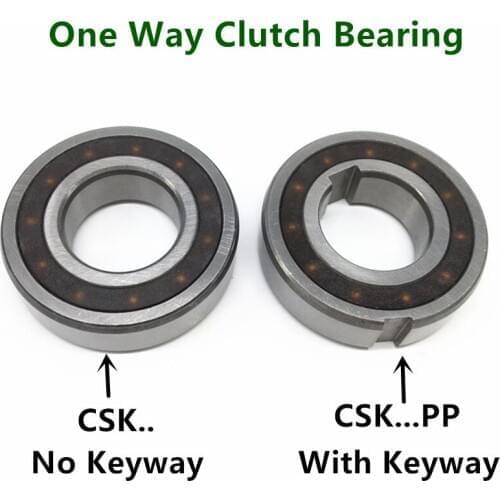 10pcs/40pcs CSK12 CSK12PP one way clutch bearing 12x32x10 Keyway Freewheel Backstop Clutch bearing 12*32*10mm