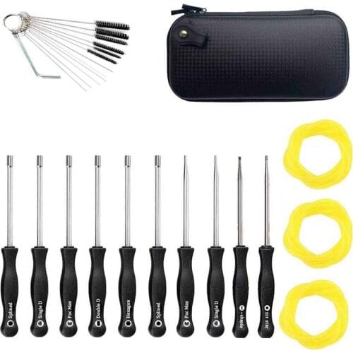 10Pcs Carburetor Adjustment Tool - Carburetor Adjustment Tool Set Carburetor Tune Up Tool,Cleaning Brush+Fuel Tube