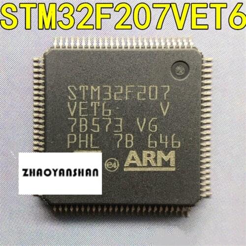 100pcs X STM32F207VET6 STM32F STM32F207 LQFP100 NEW Free Shipping