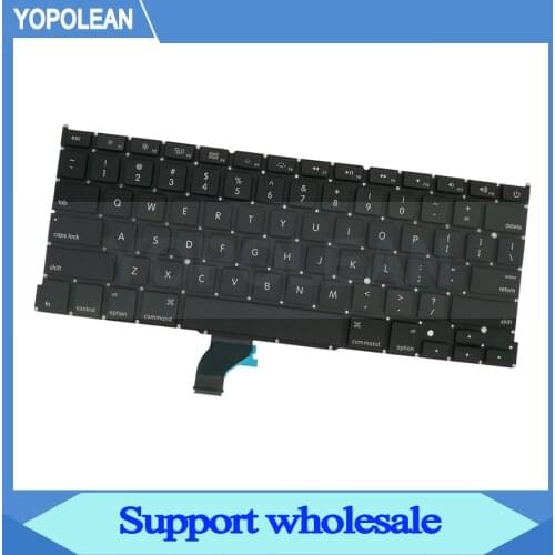 3 pcs/lot New US English Keyboard For Macbook Pro Retina 13" A1502 2013 2014 2015 Years
