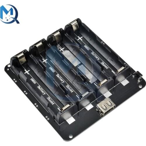 4*18650 Lithium Battery Shield V9 5V/3A 3V/1A Micro USB Port For Raspberry Pi For Wemos ESP32 ESP32S For Arduino Charging