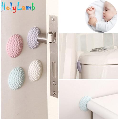 4Pcs/Lot Random Color Protection Baby Safety Shock Absorbers Security Card Door Stopper Child Lock Protection From Children