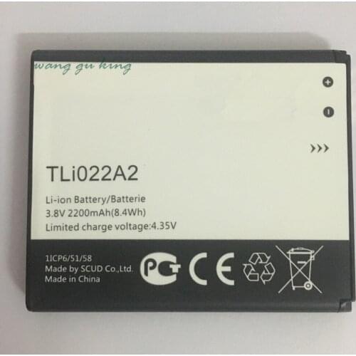3.8V New High Quality TLi022A2 2200mAh Battery for Alcatel spare battery