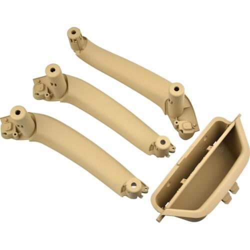 For BMW X3 X4 F25 F26 2010-2016 High Quality LHD RHD Interior Passenger Door Pull Handle Leather Cover Assembly Car Accessories