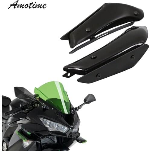 For KAWASAKI ZX-6R ZX 6R Motorcycle Fairing Parts Aerodynamic Wing Kit Fixed Winglet Fairing Wing