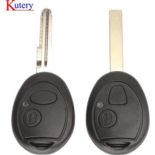 Kutery 2 Buttons Remote Car Key Shell Case For BMW Mini Cooper R53 R50 For Land Rover Discovery 75 Z3 Z4 X3 X5 E46 E39 E36 E34