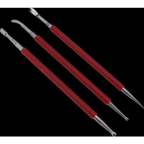 DIY leather edge stamping carving tool set 3pcs/lot