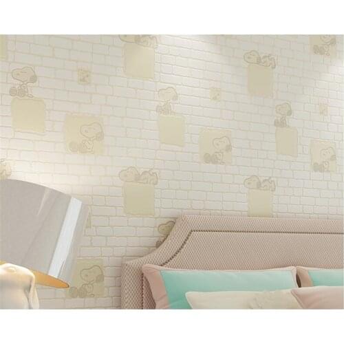 Beibehang Cute cartoon Small animals 3d sitting room the bedroom of children room wallpaper Boy girl room Decorated 3D wallpaper