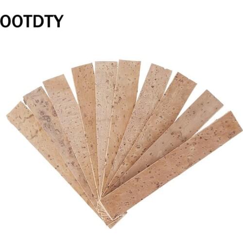 OOTDTY 10pcs Bb Clarinet Neck Joint Cork Sheet Musical Instruments Parts 91*13*2mm
