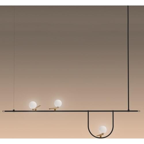 Restaurant light chandelier three heads bird chandelier clothing store lighting network red creative bar table lamp personality