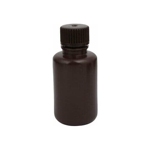 60ml Plastic Big Mouth Chemical Laboratory Reagent Bottle Sealling Bottle Brown