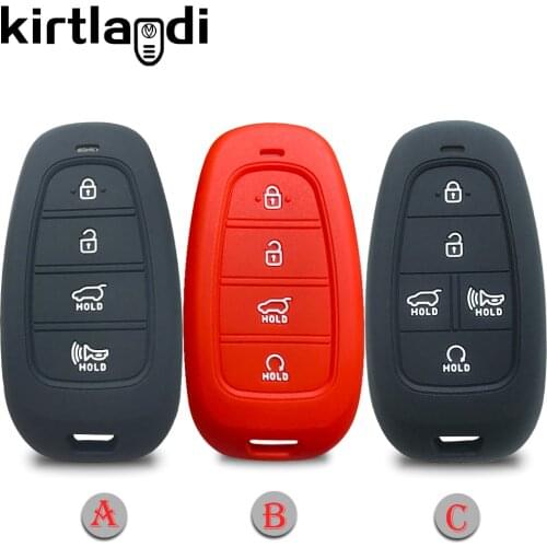 4 5 7 buttons silicone key case for Hyundai Sonata Nexo 2019 2020 MPV car key cover remote control holder keychain keyless shell