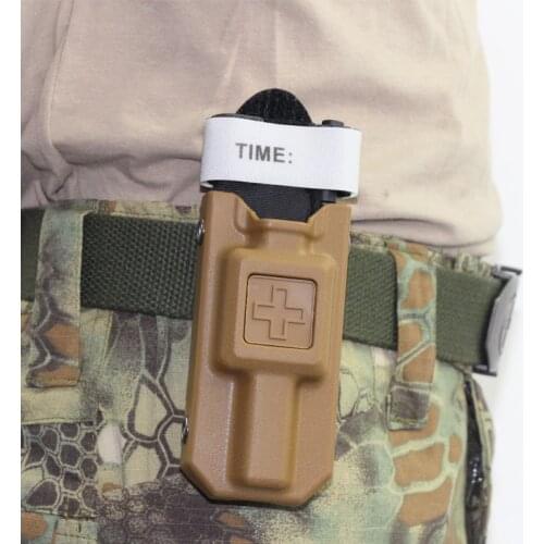Tactical EMT Tourniquet Pouches Carrier Outdoor Survival Storage Box First Aid Kit Medical Package Tourniquet Hunting Equipment