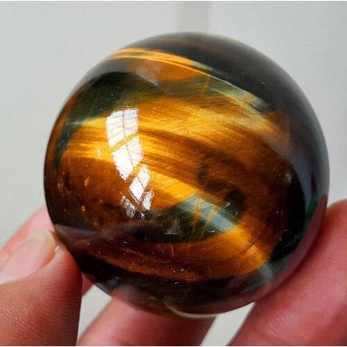 1pcs Tiger Eye Rare Natural Carving Sphere Ball Free stand Chakra Healing Reiki Stones Carved Crafts Wholesale