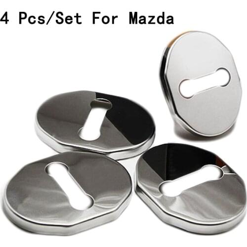 Only For Mazda 2/3/6/M6/Axela/ATENZA/CX-5/CX-4 Stainless Steel Modification New Buckle Interior Decoration Door Lock Cover