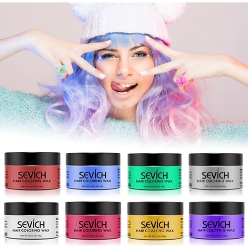 Hair Color Wax Hair Dye Permanent Hair Colors Cream Unisex Strong Hold Grandma Grey Disposable Pastel Dynamic Hairstyles TSLM2