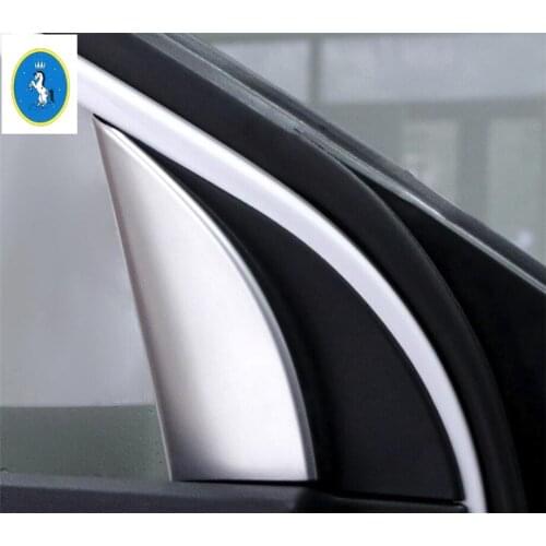 Yimaautotrims Auto Accessory Inner Window Pillar A Post Triangle Frame Cover Trim Fit For KIA Sportage 2016 - 2020 ABS Matte