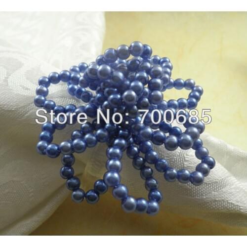 Pearl beades napkin ring