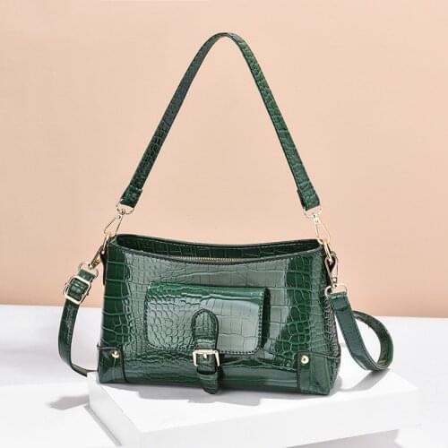 MONNET CAUTHY New Bags for Women Vintage Style Elegant Office Lady Handbag PU Zipper Solid Color Green Black White Crossbody Bag