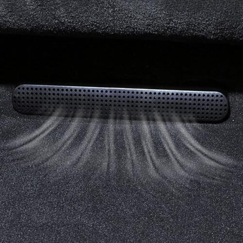 2PCS/Set for Audi Q7 Q8 2017 2018 2019 2020 2021 Car Under Seat AC Heat Air Conditioner Duct Vent Outlet Grille Protective Cover