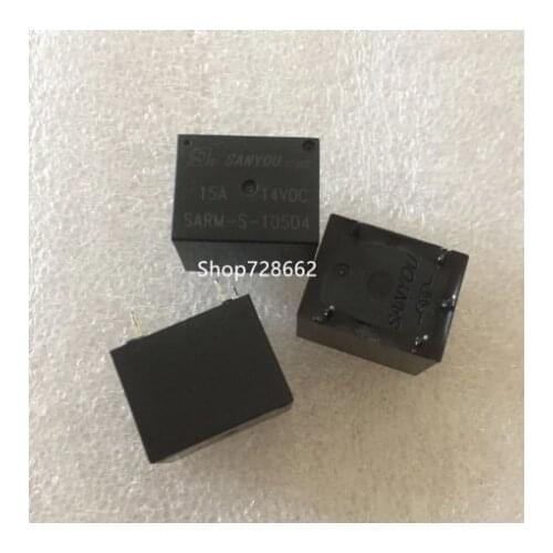 1-2PCS SARM-S-105D4 5VDC a group of 5-pin 3-composite 15A14VDC 3-friend automotive relays