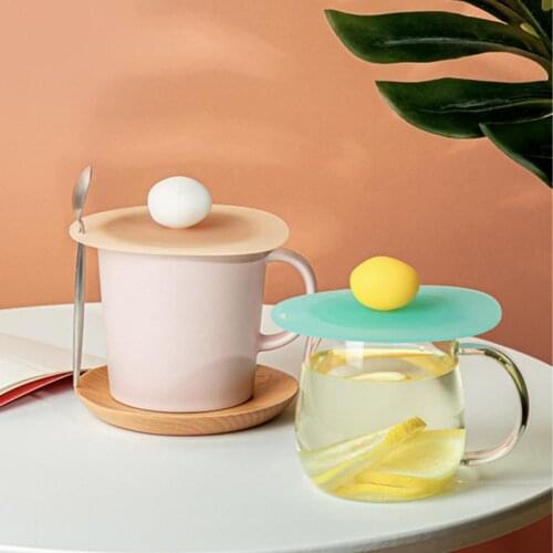 70% Dropshipping!!The lid is dustproof and sealed with silicone, creative, practical and convenient coffee cup cover