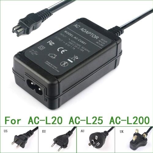 AC Power Adapter Charger For Sony HDR-PJ660 HDR-PJ740 HDR-PJ760 HDR-PJ790E HDR-PJ820E HDR-SR5 HDR-TD30E HDR-TG1 HDR-TG3