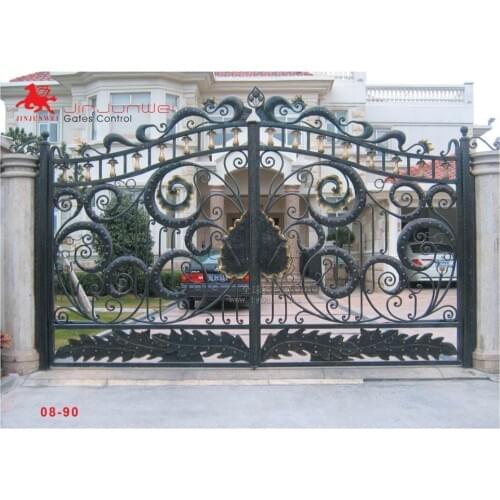 Aluminium gates driveway gates wrought iron gates forged iron gates hench-16