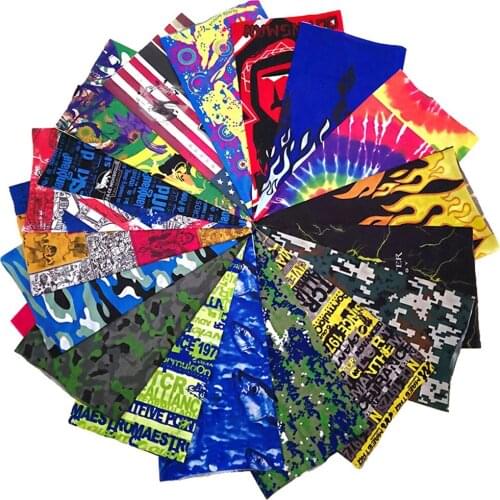 AMYO Sports Magic Head Scarf Printing Headband Bike Wrist Band Bandana for Women Men Face Scarf