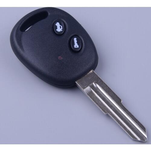 CITALL Car 2 Buttons Uncut Blade Blank Remote Key Fob Case Shell Fit for Chevrolet Chevy Aveo 2004 2005 2006 2007 2008 2009 2010