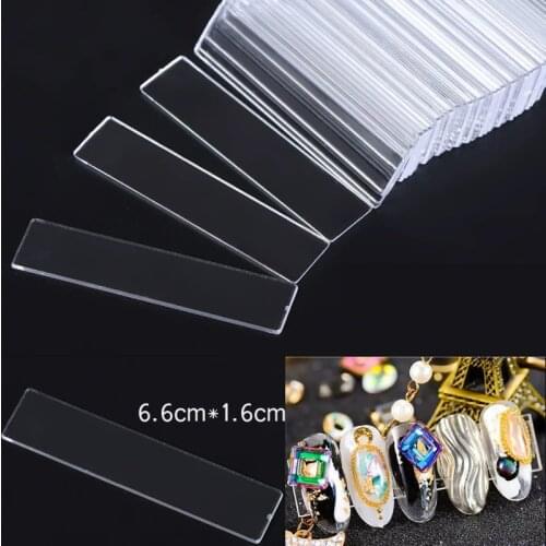 Nail Art Showing Shelf False Nail Tips Nail Art Display Stand Transparent Acrylic Gel Polish Holder Strip Manicure Showing Tools