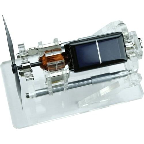 Double-layer fan-blade magnetic levitation solar motor Mendocino dual-axis design diy